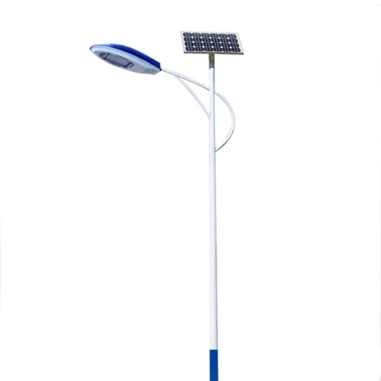 Poste de luz solar de corda de 6 m ao ar livre dividido LED para pátio ao ar livre luz de rua solar à prova d'água