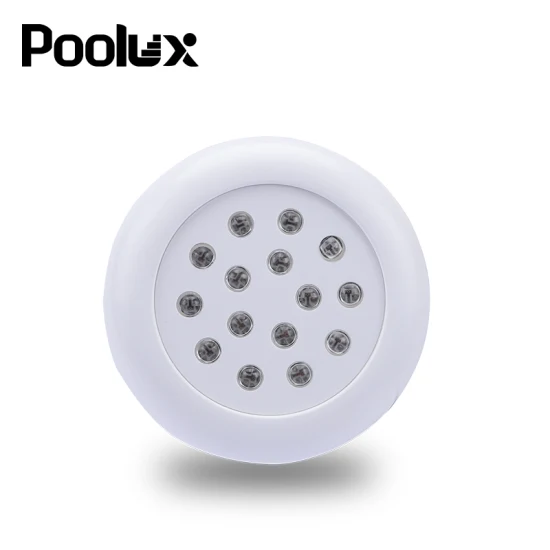 2022 novo PC Slim Light 13mm preenchido com resina de alta potência montado na parede LED subaquático para piscina