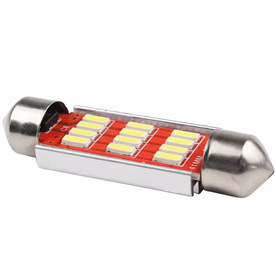 41 mm Festoon Canbus 4014 12SMD C5w LED luz de leitura para carro